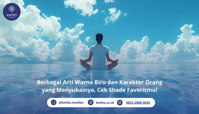 Ilustrasi Arti Warna Biru yang Damai dan Menenangkan
