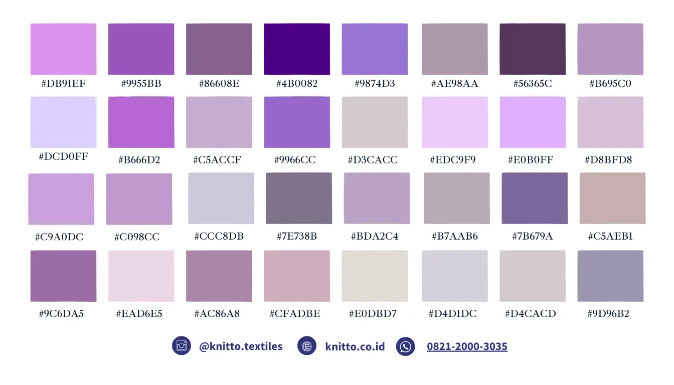 32 Macam Macam Warna Lilac yang Populer