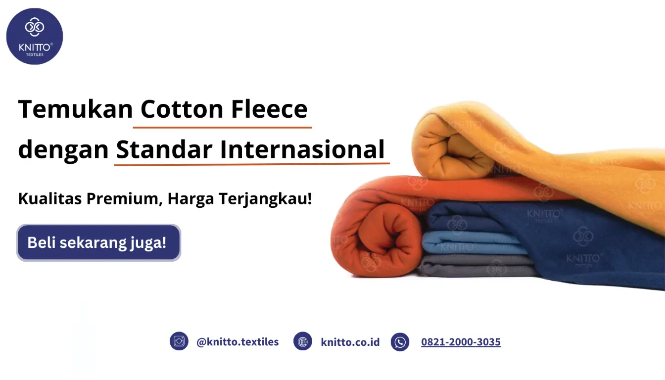 Bahan Cotton Fleece untuk Jaket, Hoodie, dan Sweater dari Knitto