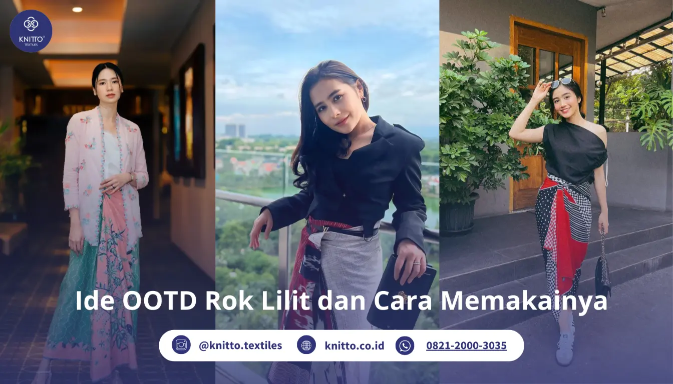 Ide OOTD Rok Lilit dan Cara Memakainya