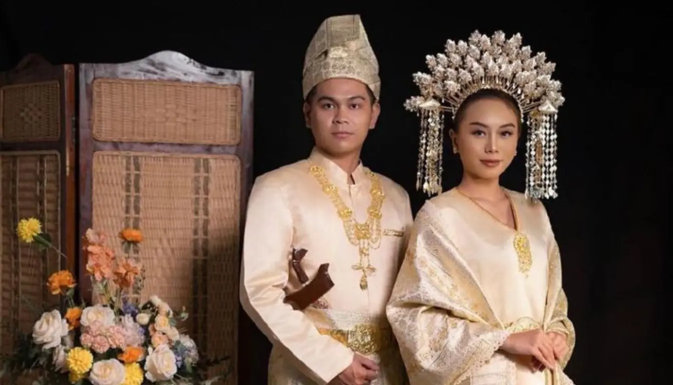 Ilustrasi Baju Pengantin Melayu