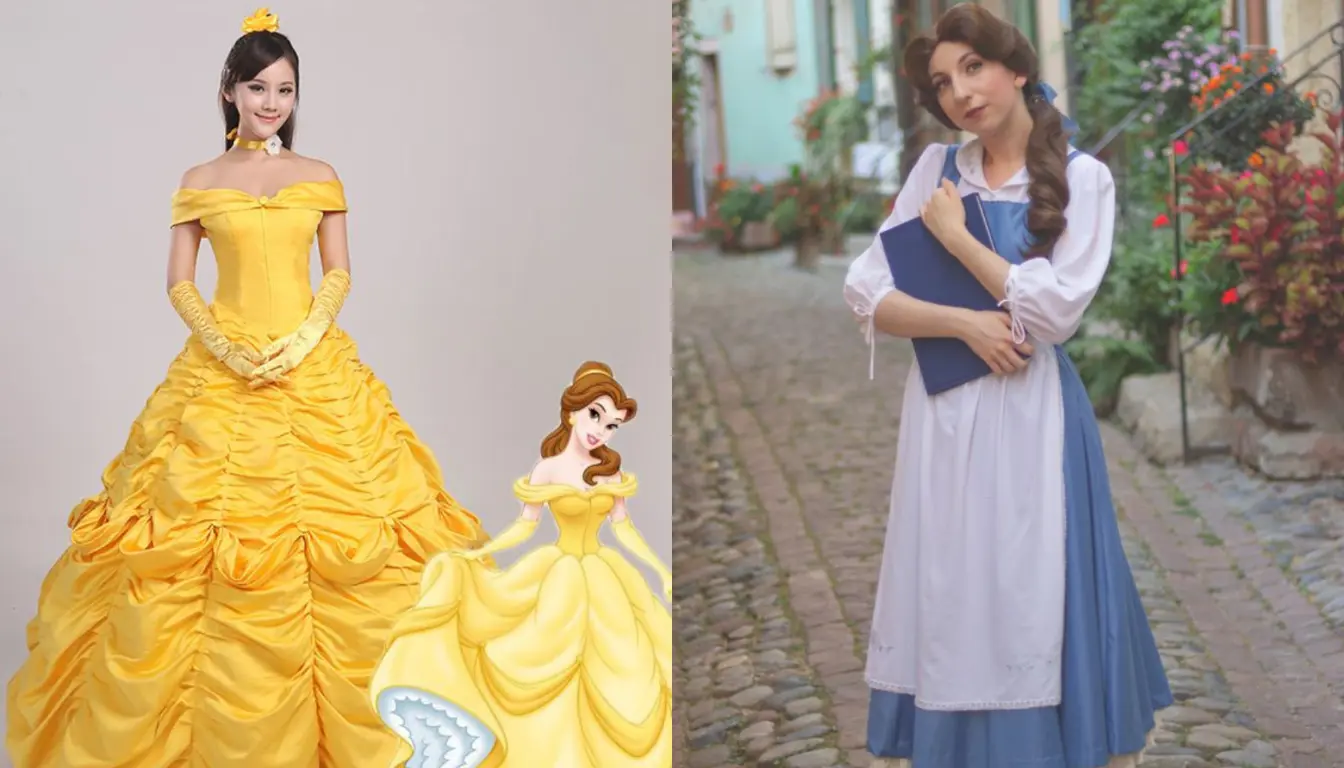 Inspirasi Kostum Halloween Belle dari Beauty and The Beast