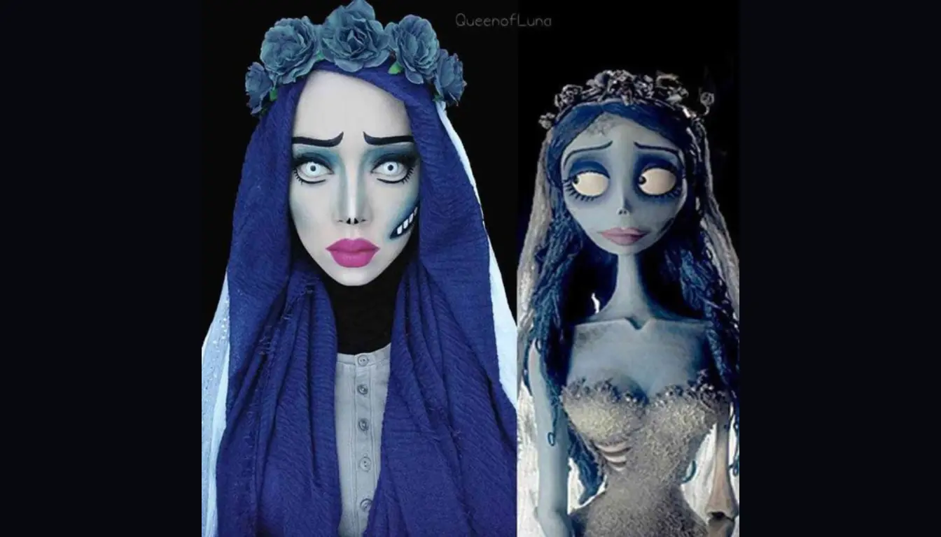 Inspirasi Kostum Halloween Wanita Corpse Bride