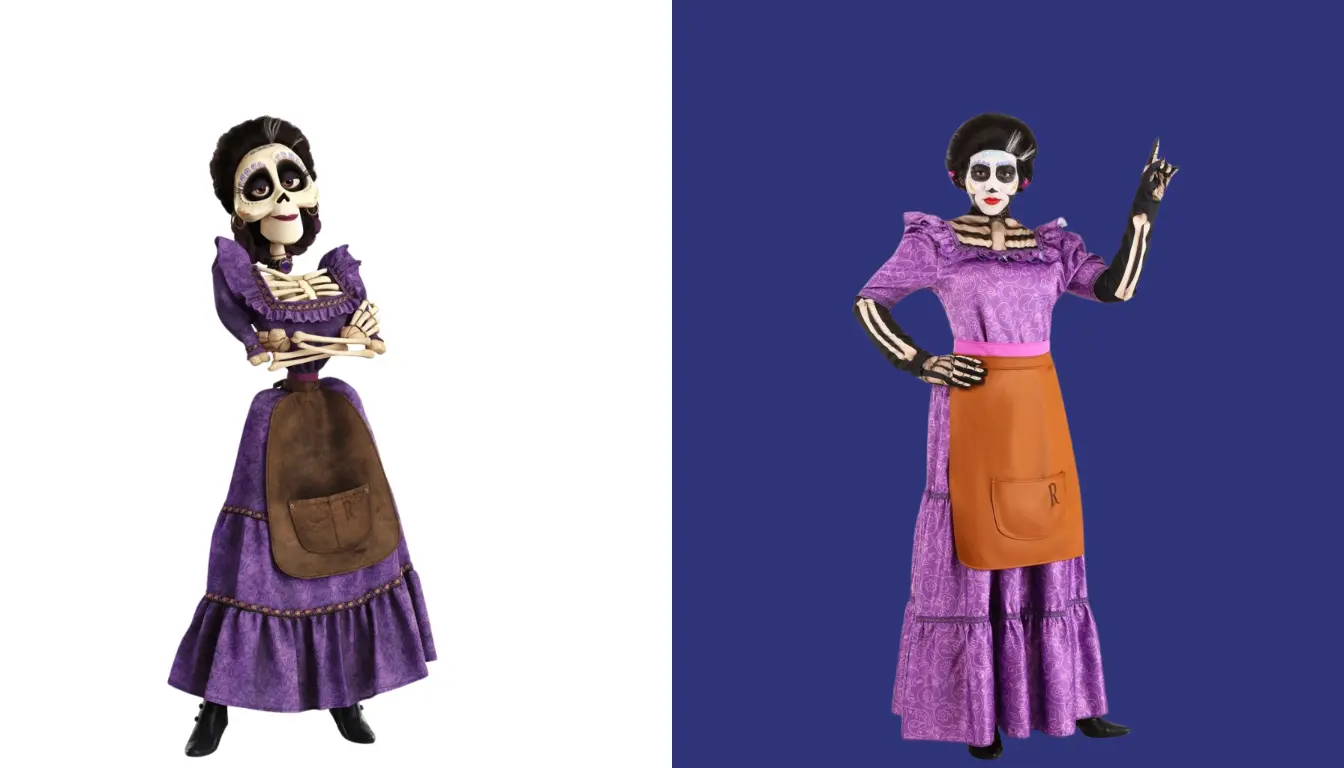 Inspirasi Kostum Halloween Wanita Mama Imelda 'Coco'