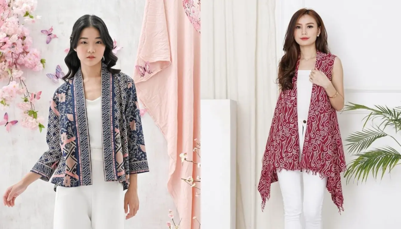 Model Baju Batik Wanita Outer