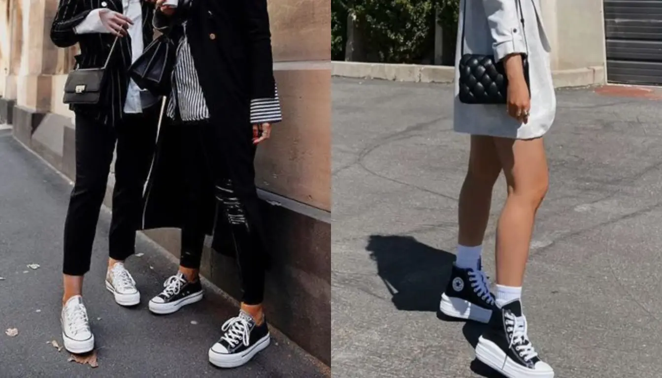 Model Sepatu Kets Wanita Platform Sneakers