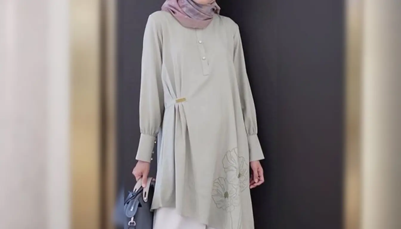 OOTD Rok Lilit dengan Tunik