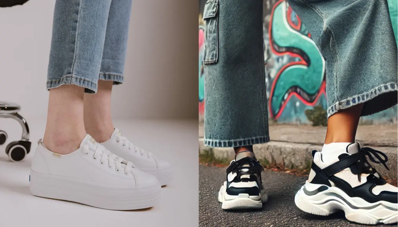 Perbandingan Sepatu Kets Wanita dan Sneakers