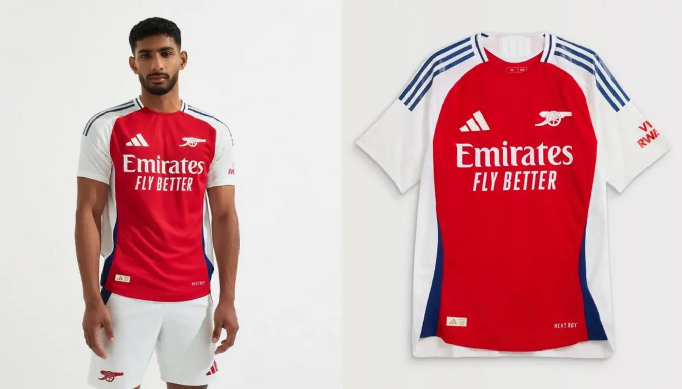 Potret Jersey Bola Kandang Arsenal