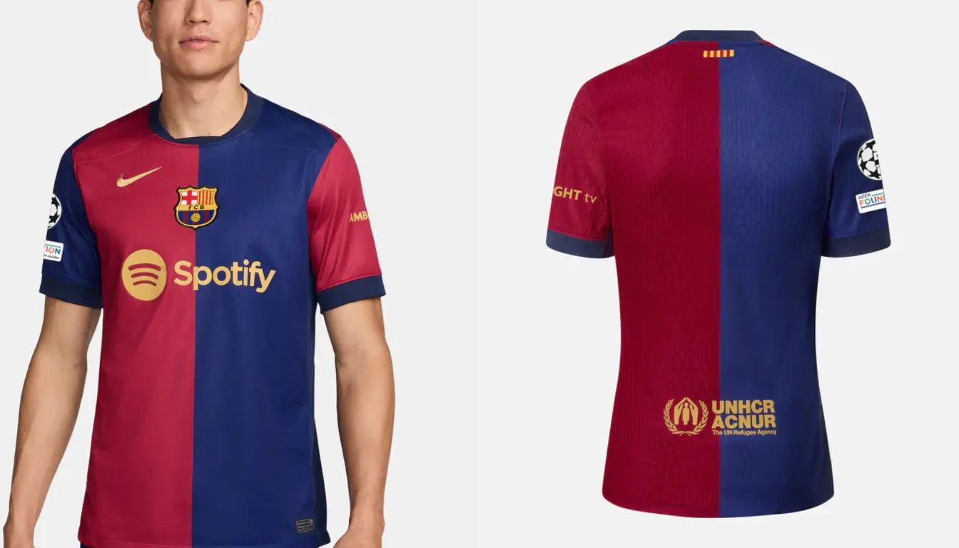 Potret Jersey Bola Kandang Barcelona