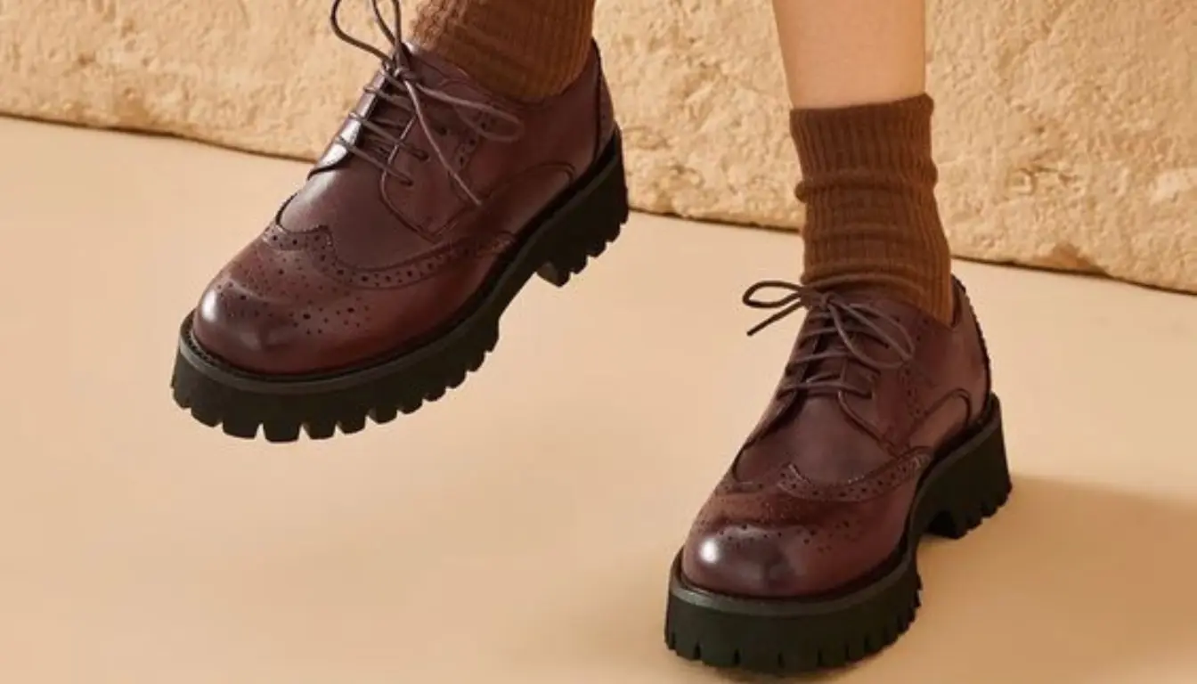 Sepatu Pantofel Wanita Model Oxford