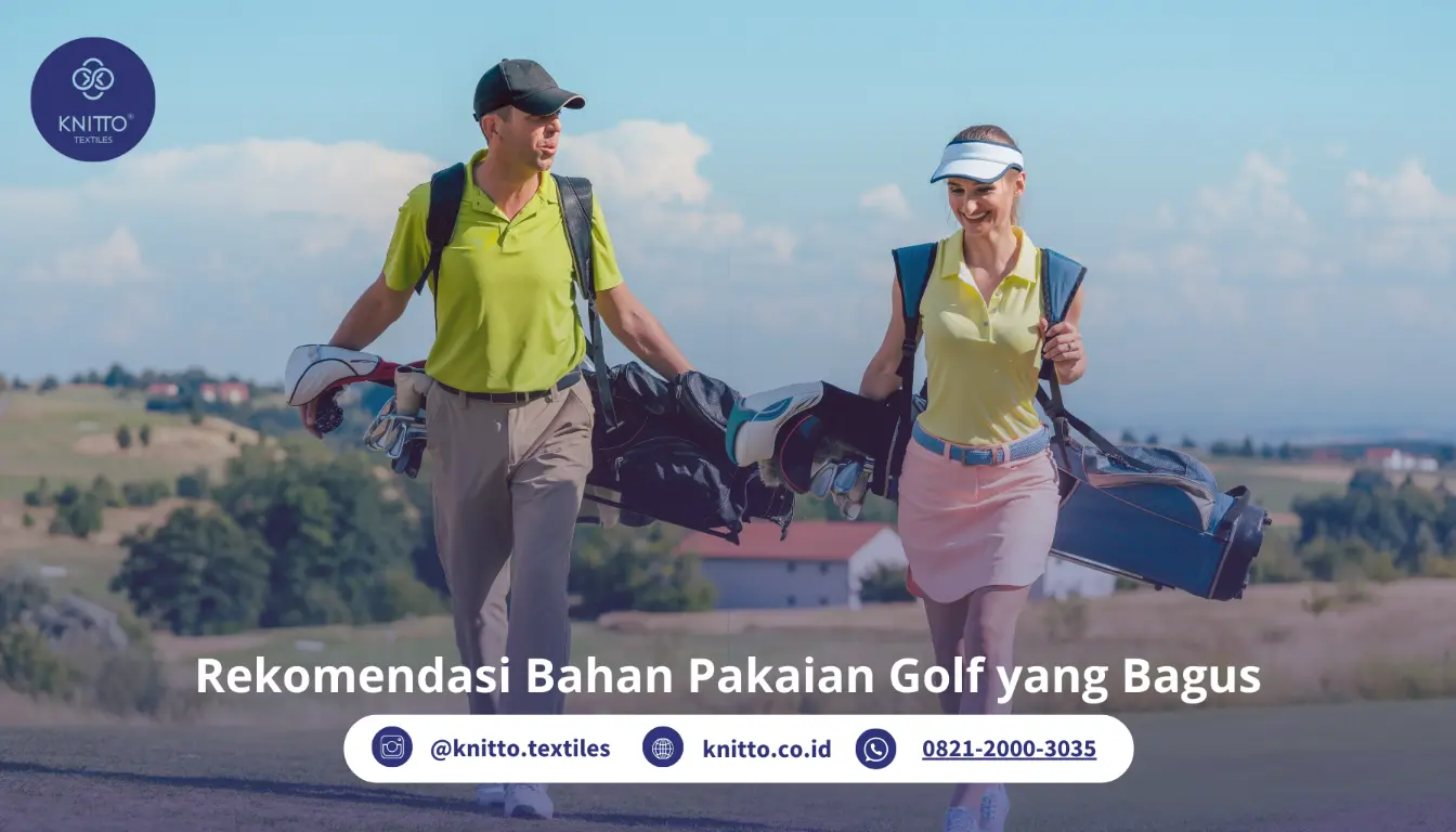 5 Bahan Pakaian Golf Terbaik, Pilih Cuttingan yang Pas!