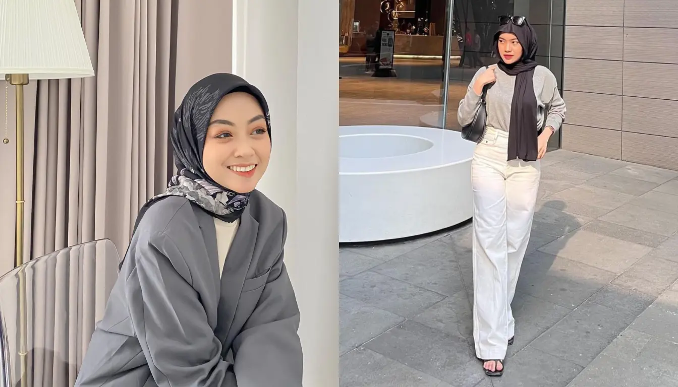 Baju Abu-abu Cocok dengan Jilbab Warna Apa - Abu - abu