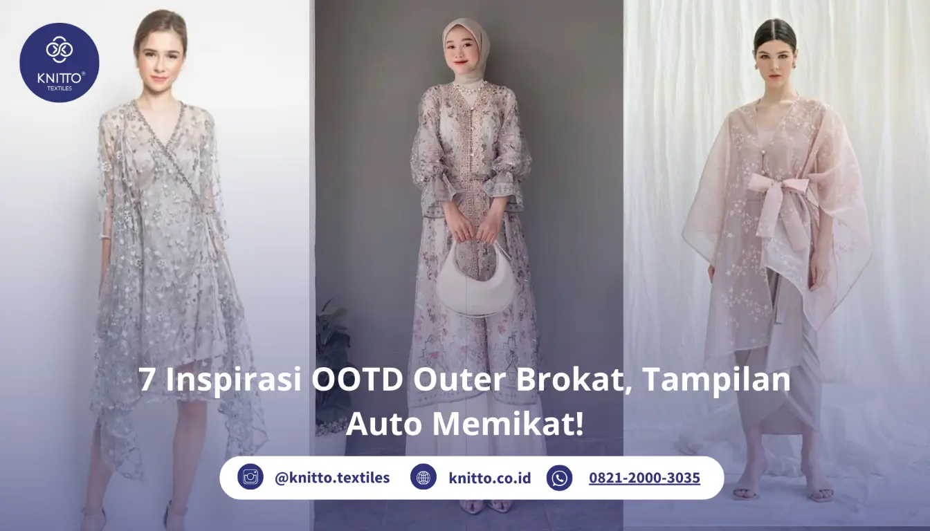 Inspirasi OOTD Outer Brokat yang Memikat