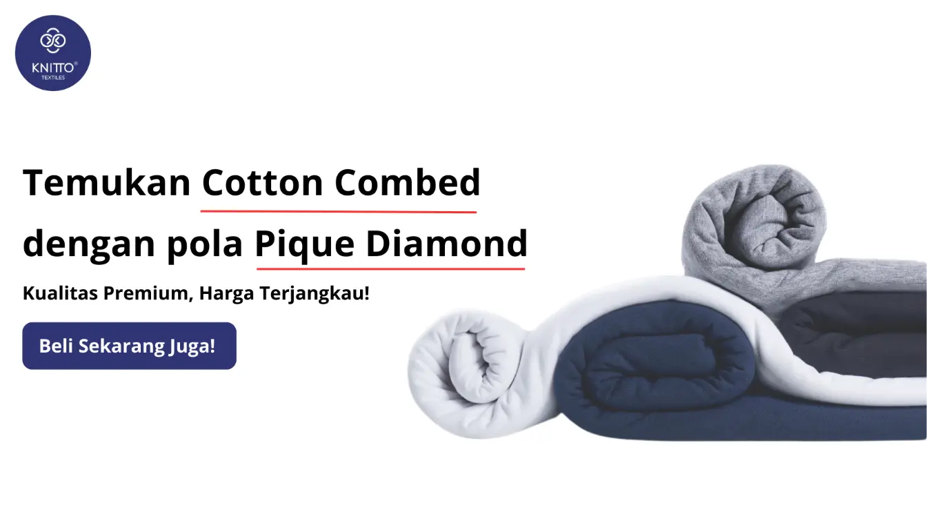 Beli Cotton Combed Pique Diamond dari Knitto