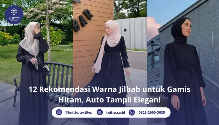 Rekomendasi Warna Jilbab untuk Gamis Hitam, Auto Tampil Elegan!