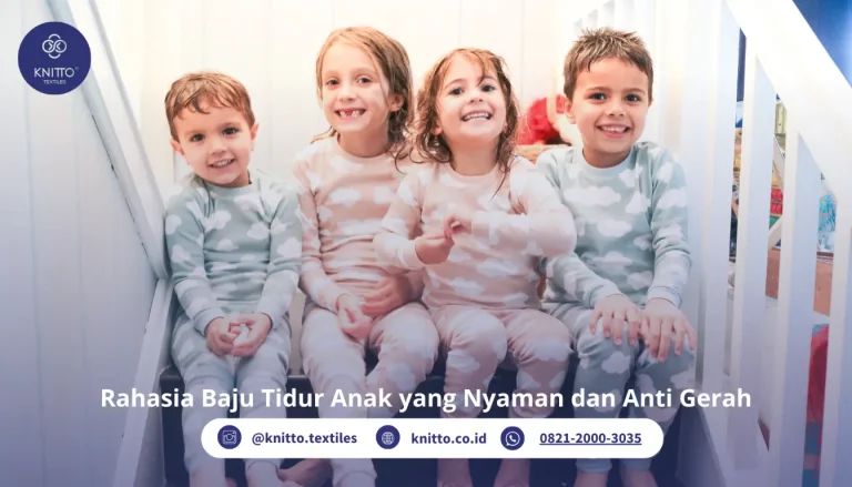 5 Bahan Baju Tidur Anak Terbaik dan Panduan Ukuran yang Pas