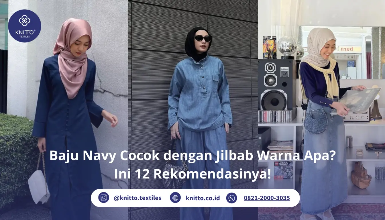 Baju Navy Cocok dengan Jilbab Warna Apa? Ini Rekomendasinya!