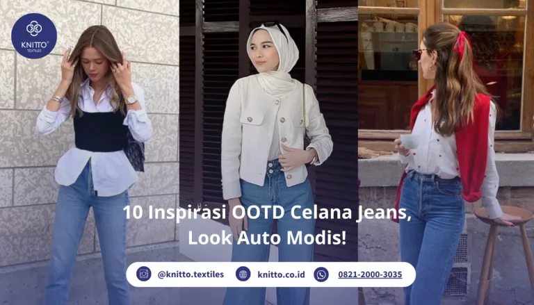 10 Inspirasi OOTD Celana Jeans yang Fashionable Abis!