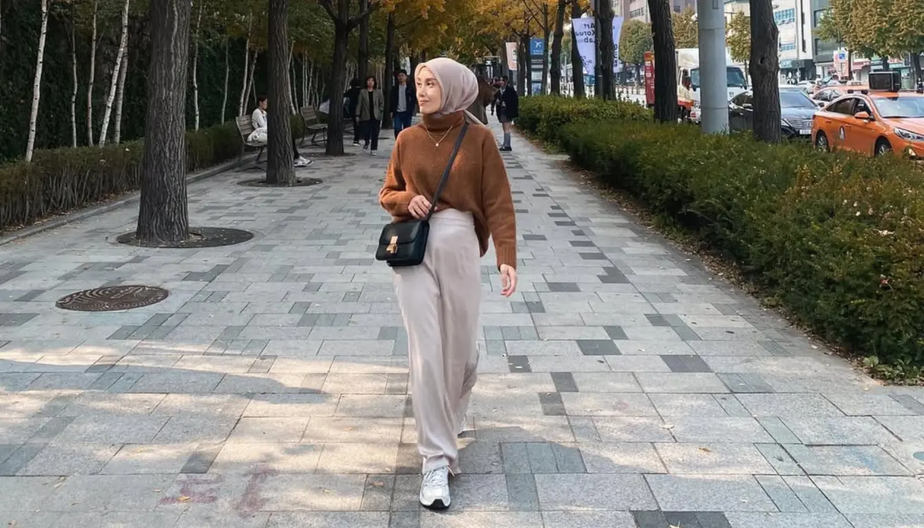 Baju Coklat Cocok dengan Jilbab Warna Apa? | Kombinasi Baju Coklat dengan Jilbab Coklat Mocha 