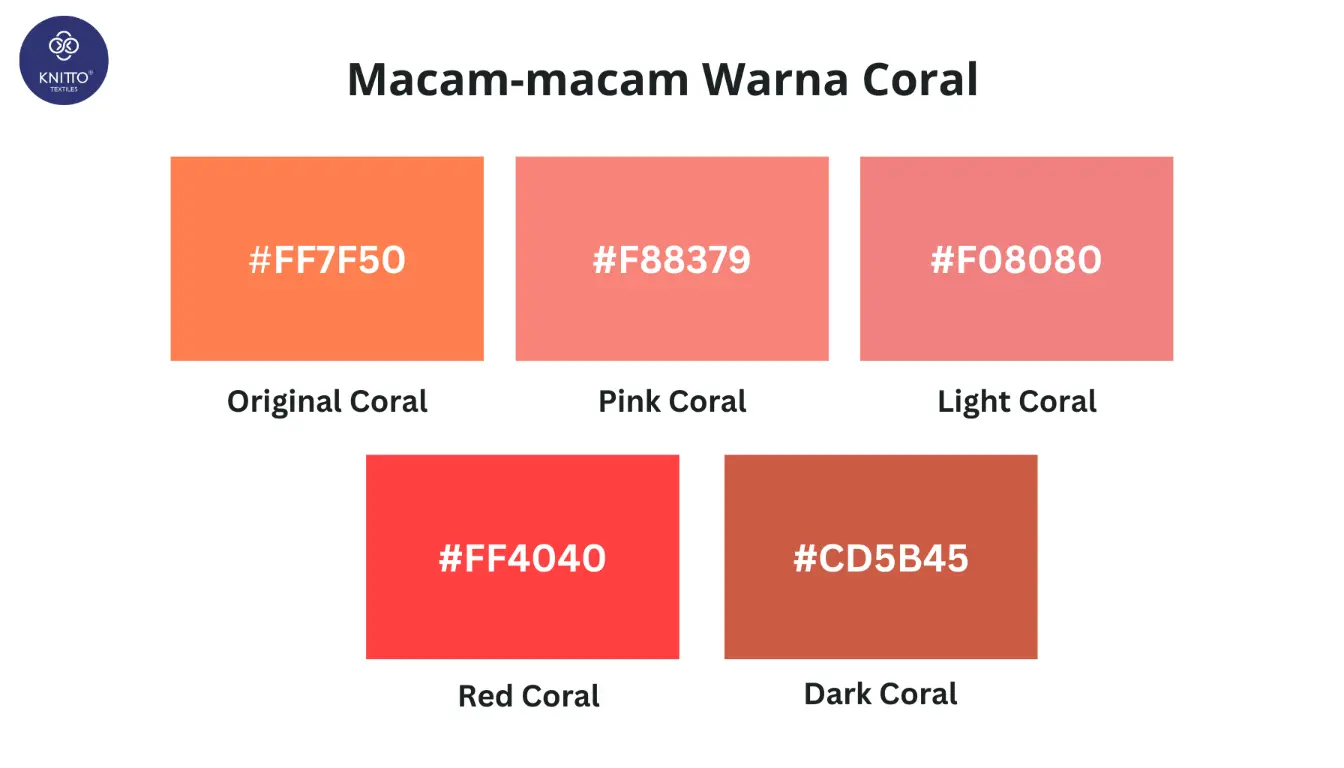 5 Macam-Macam Warna Coral yang Populer