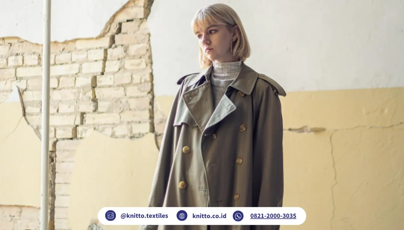 Ilustrasi Model Oversized Coat