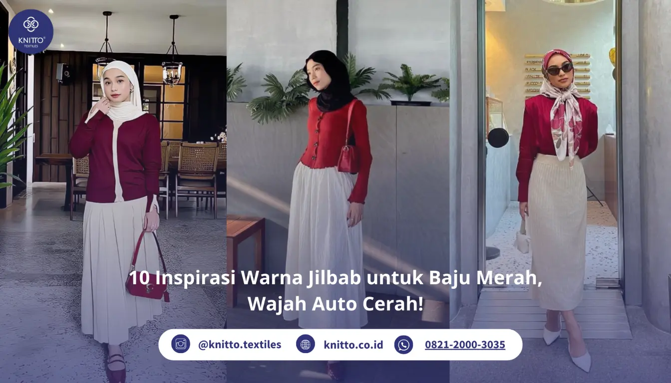 Baju Merah Cocok dengan Jilbab Warna Apa? Coba Inspirasi Ini!