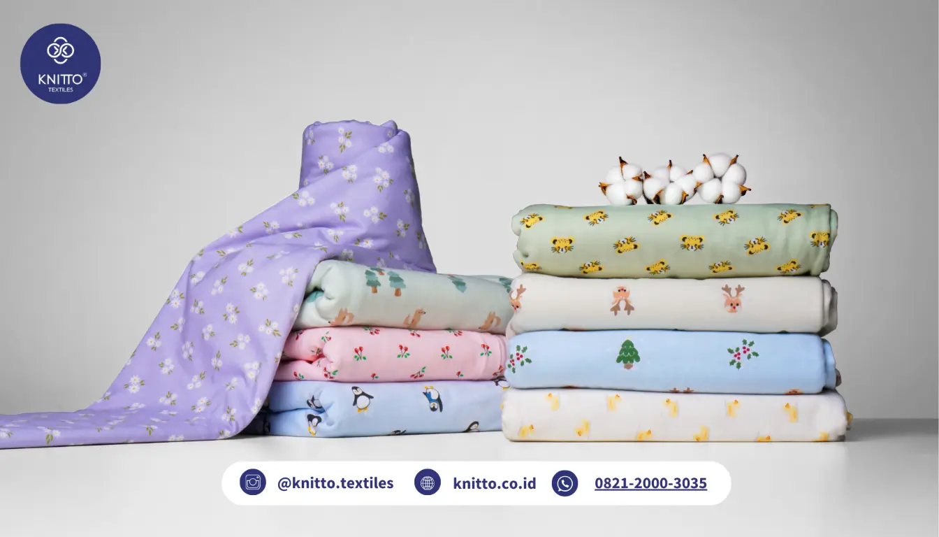 Koleksi Kain Printing dengan Motif Lucu untuk Bayi