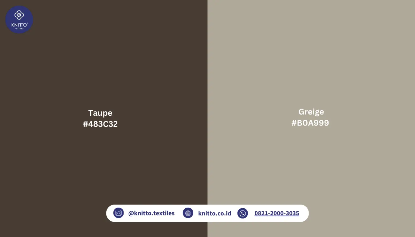 Perbedaan Taupe dan Greige