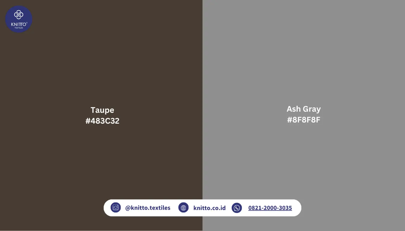 Perbedaan Taupe dengan Ash Gray