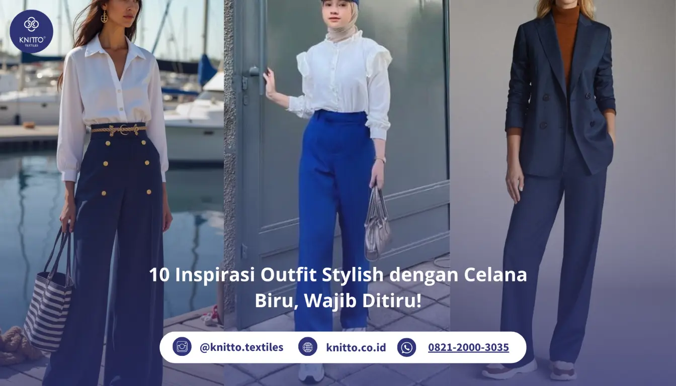 Celana Biru Cocok dengan Baju Warna Apa ya Ini 12 Rekomendasinya!