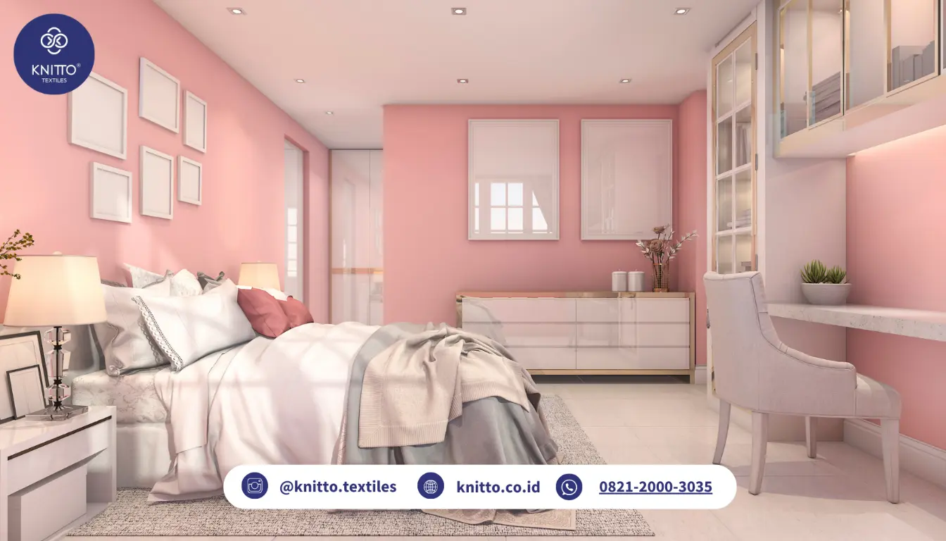 Ilustrasi Arti Warna Pink dalam Desain Interior