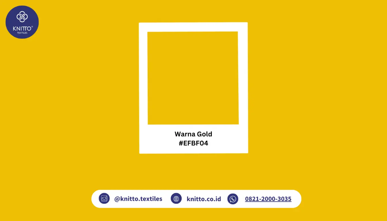 Kode HEX Warna Gold