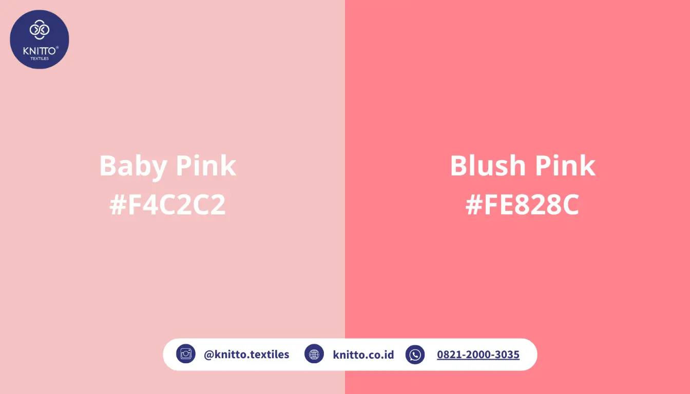 Perbedaan Baby Pink dan Blush Pink