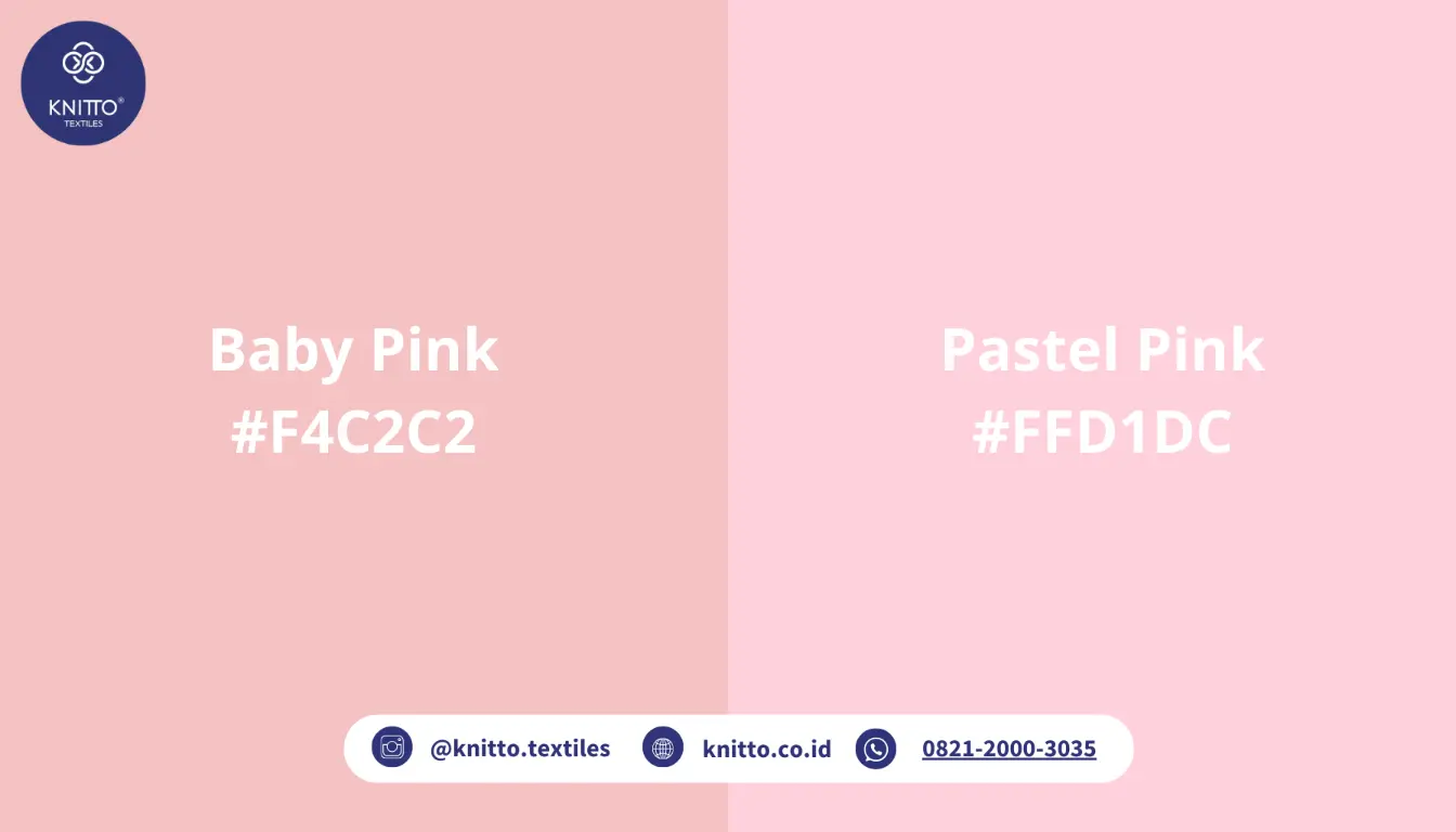 Perbedaan Baby Pink dan Pastel Pink