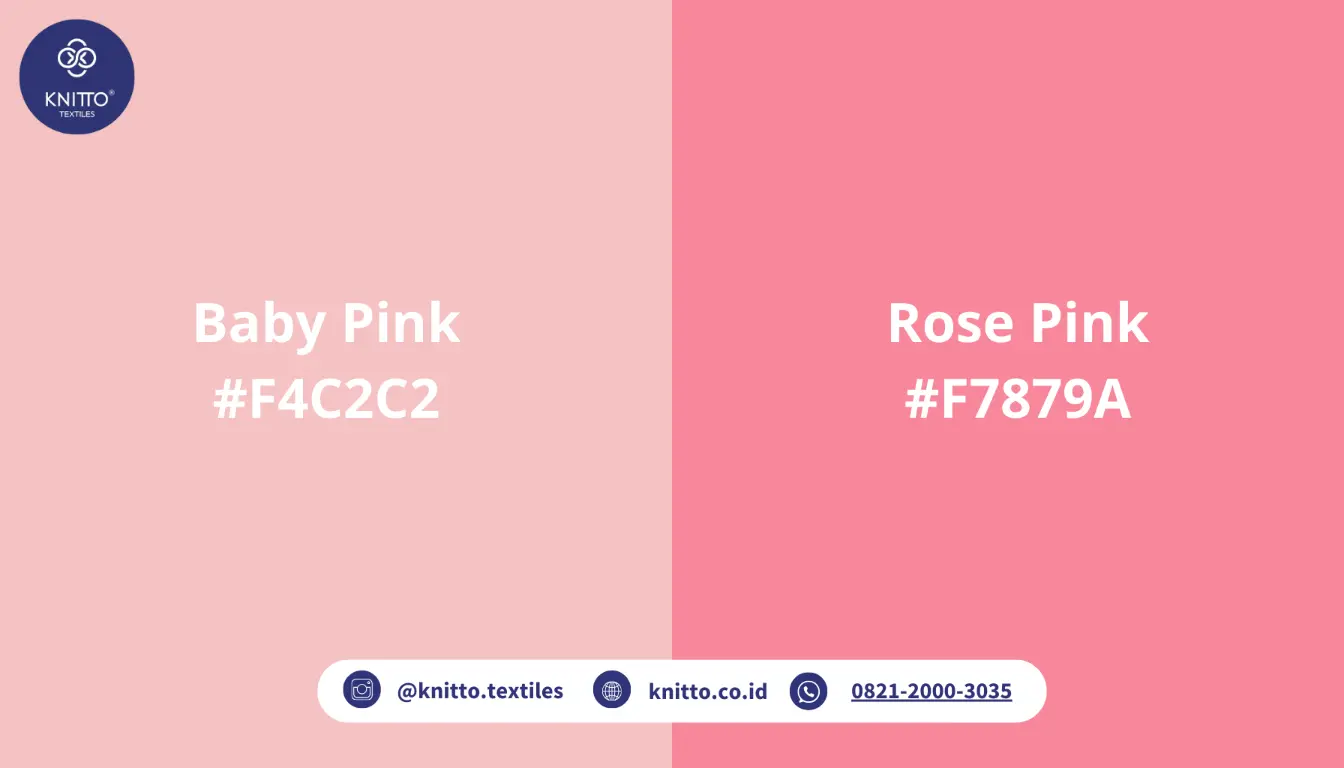 Perbedaan Baby Pink dan Rose Pink