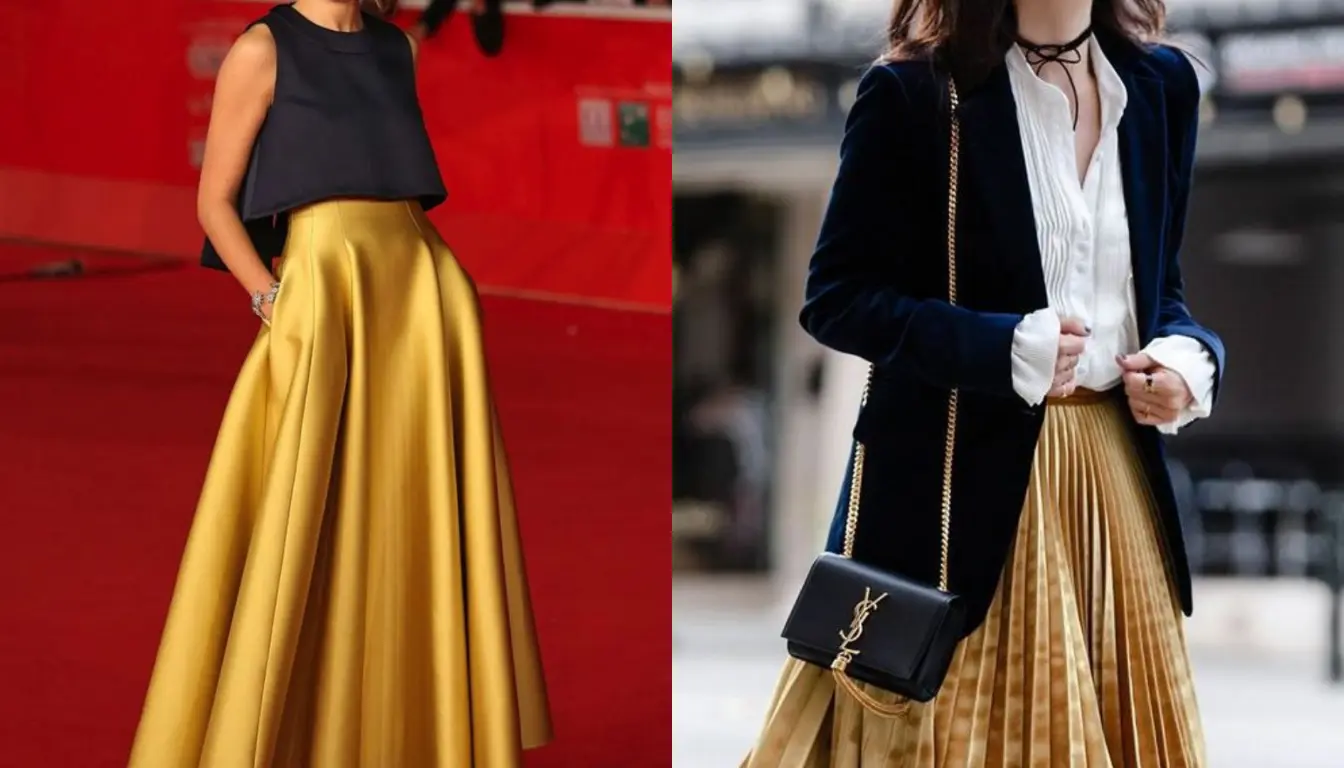 Perpaduan Warna Gold dengan Warna Navy