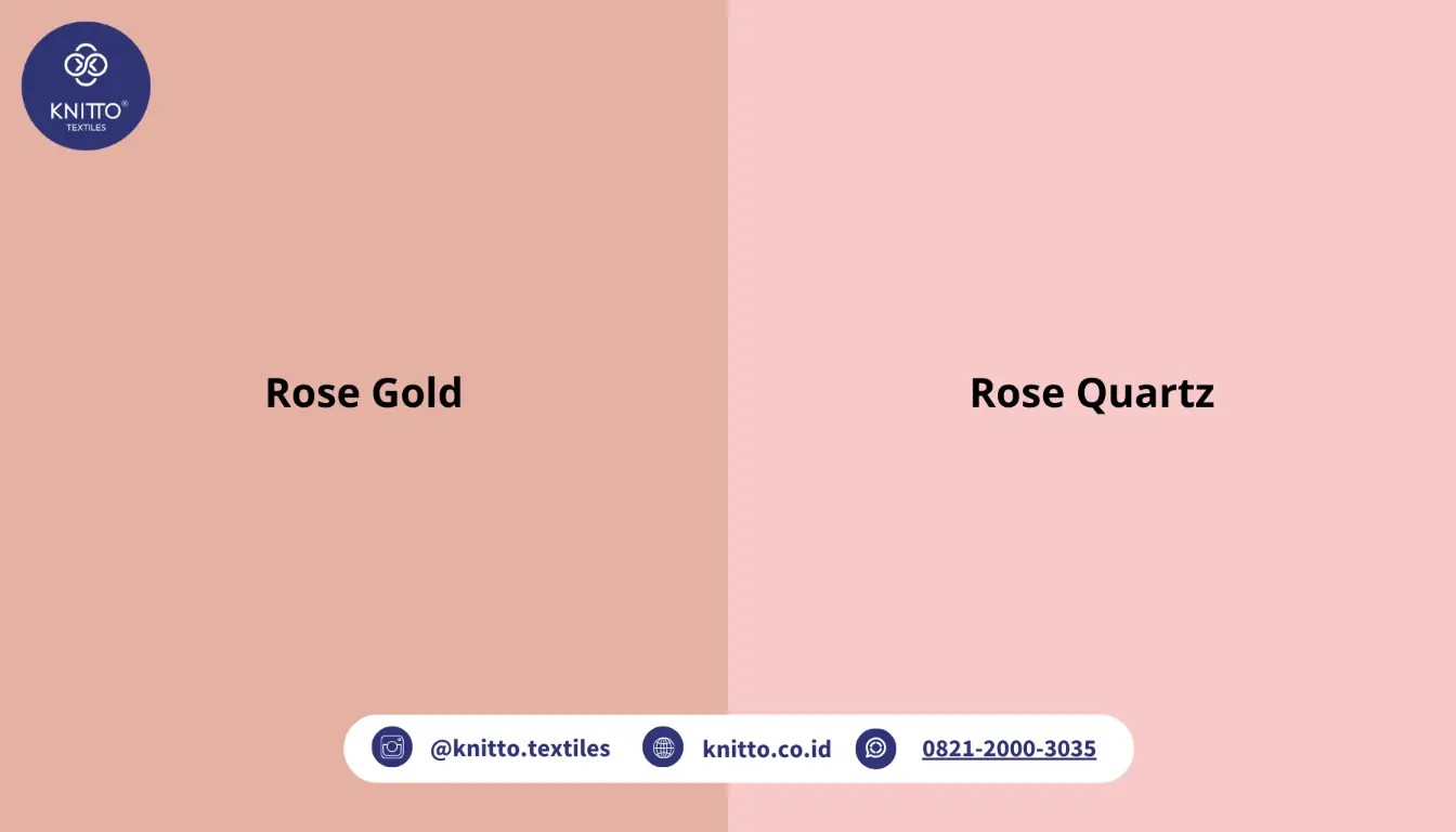 Perbedaan Rose Gold dengan Rose Quartz