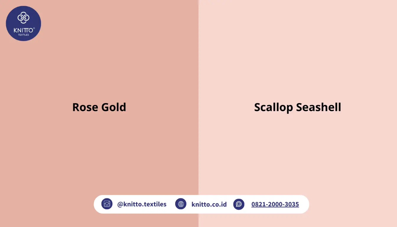 Perbedaan Rose Gold dengan Scallop Seashell