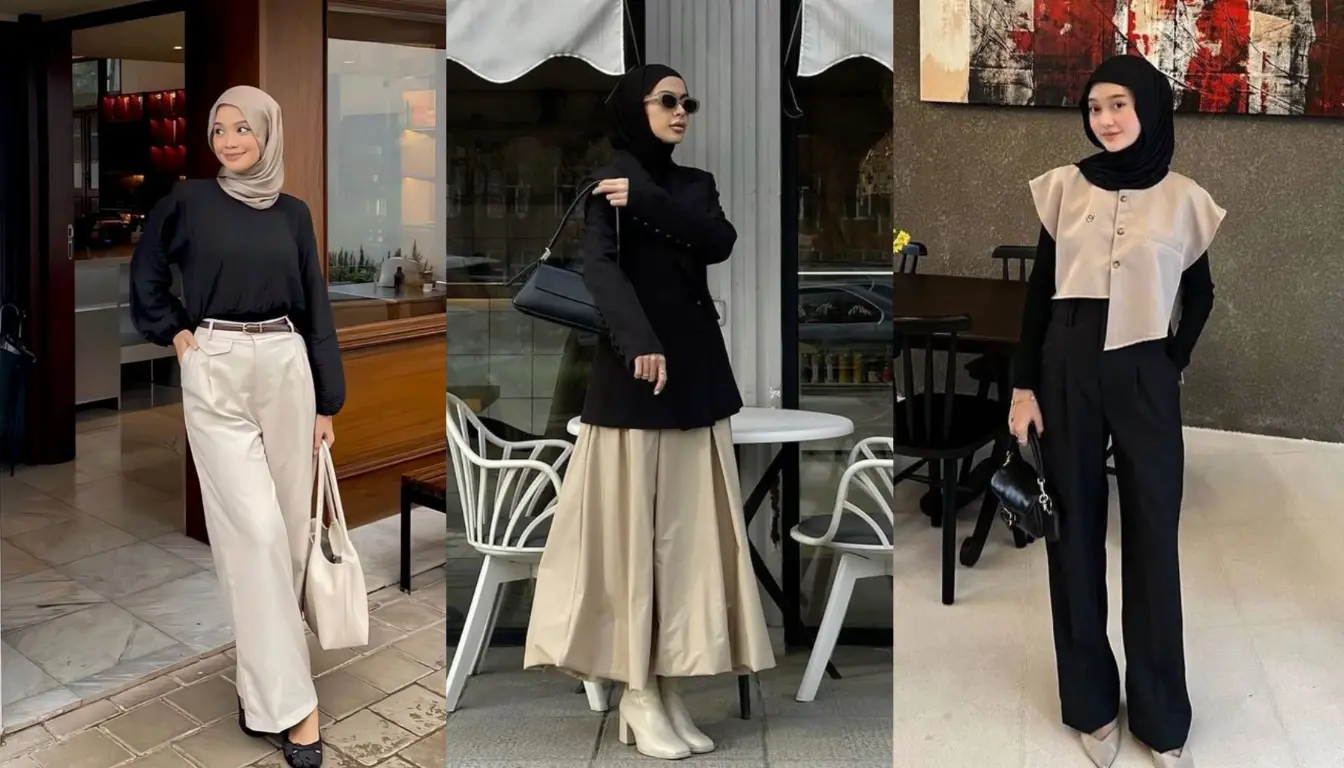 Perpaduan Warna Latte dengan Hitam Perpaduan Warna Latte dengan Hitam