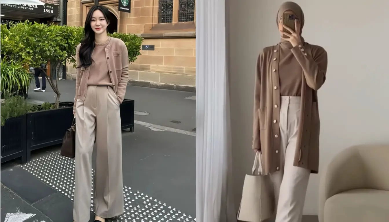 Perpaduan Warna Latte dengan Coklat Muda Perpaduan Warna Latte dengan Coklat Muda