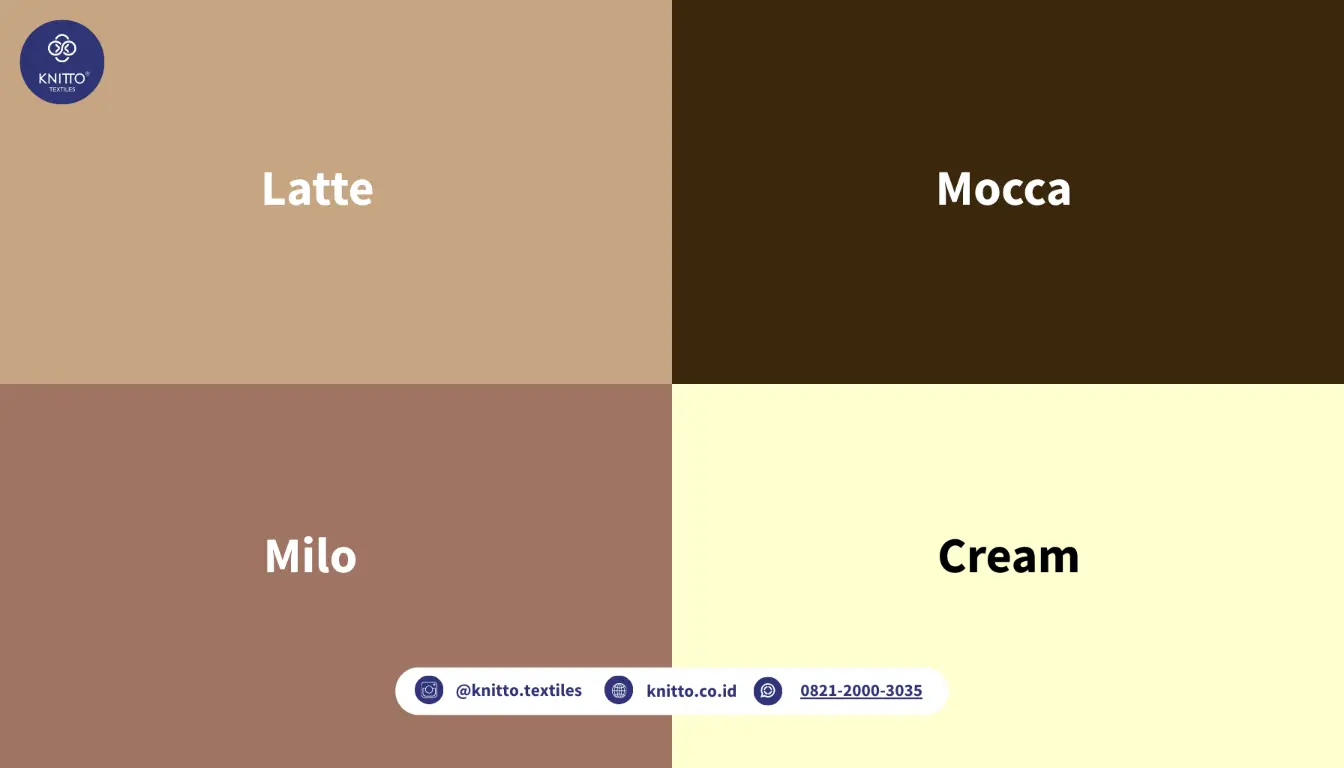 Perbedaan Warna Latte dengan Warna Serupa Perbedaan Warna Latte dengan Warna Serupa