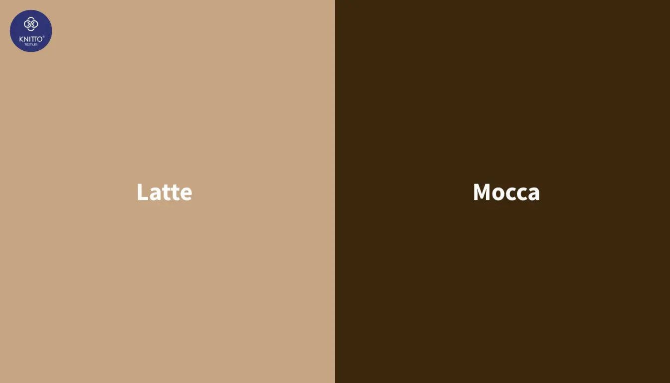 Perbedaan Warna Latte dengan Mocca Perbedaan Warna Latte dengan Mocca