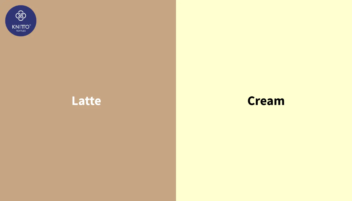 Perbedaan Warna Latte dengan Cream Perbedaan Warna Latte dengan Cream