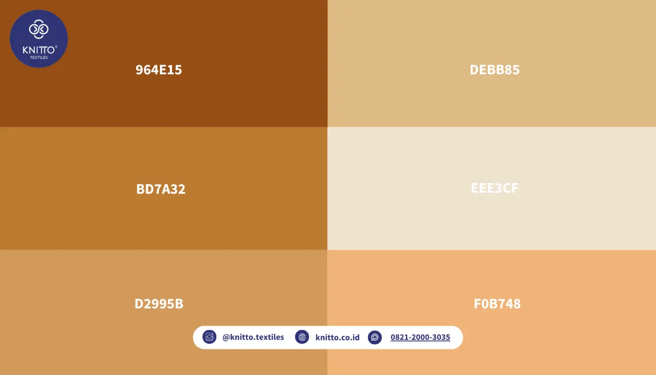 Ilustrasi Palet Warna Latte Ilustrasi Palet Warna Latte