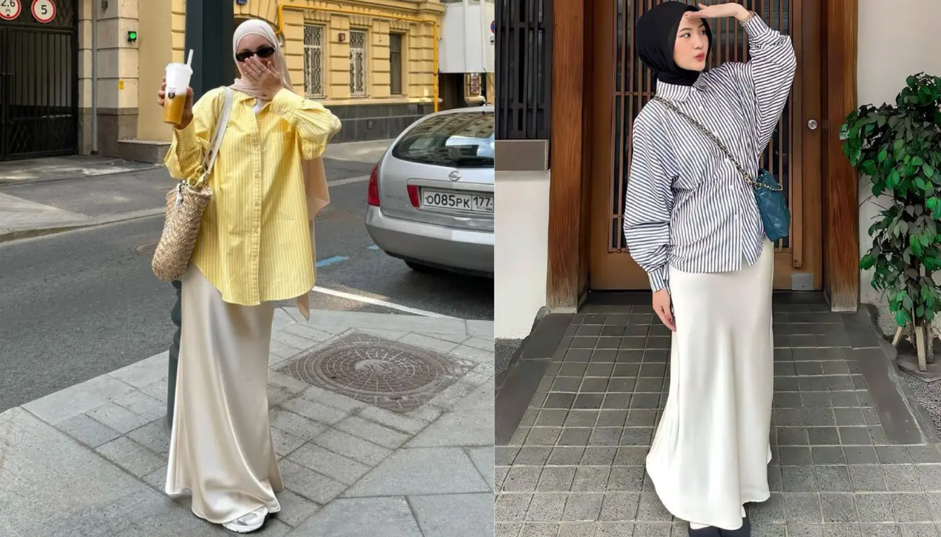 Maxi Skirt dan Atasan Stripe Maxi Skirt dan Atasan Stripe