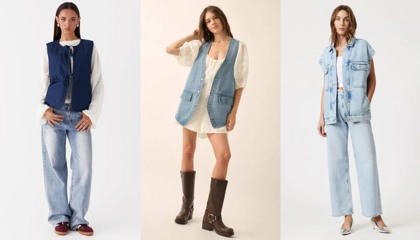 Ilustrasi Denim Vest Ilustrasi Denim Vest