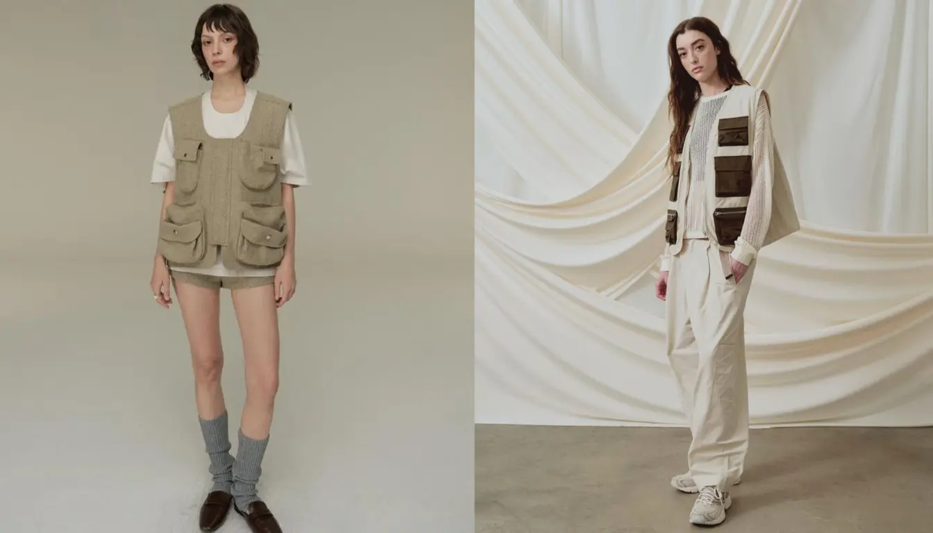 Ilustrasi Utility Vest Ilustrasi Utility Vest