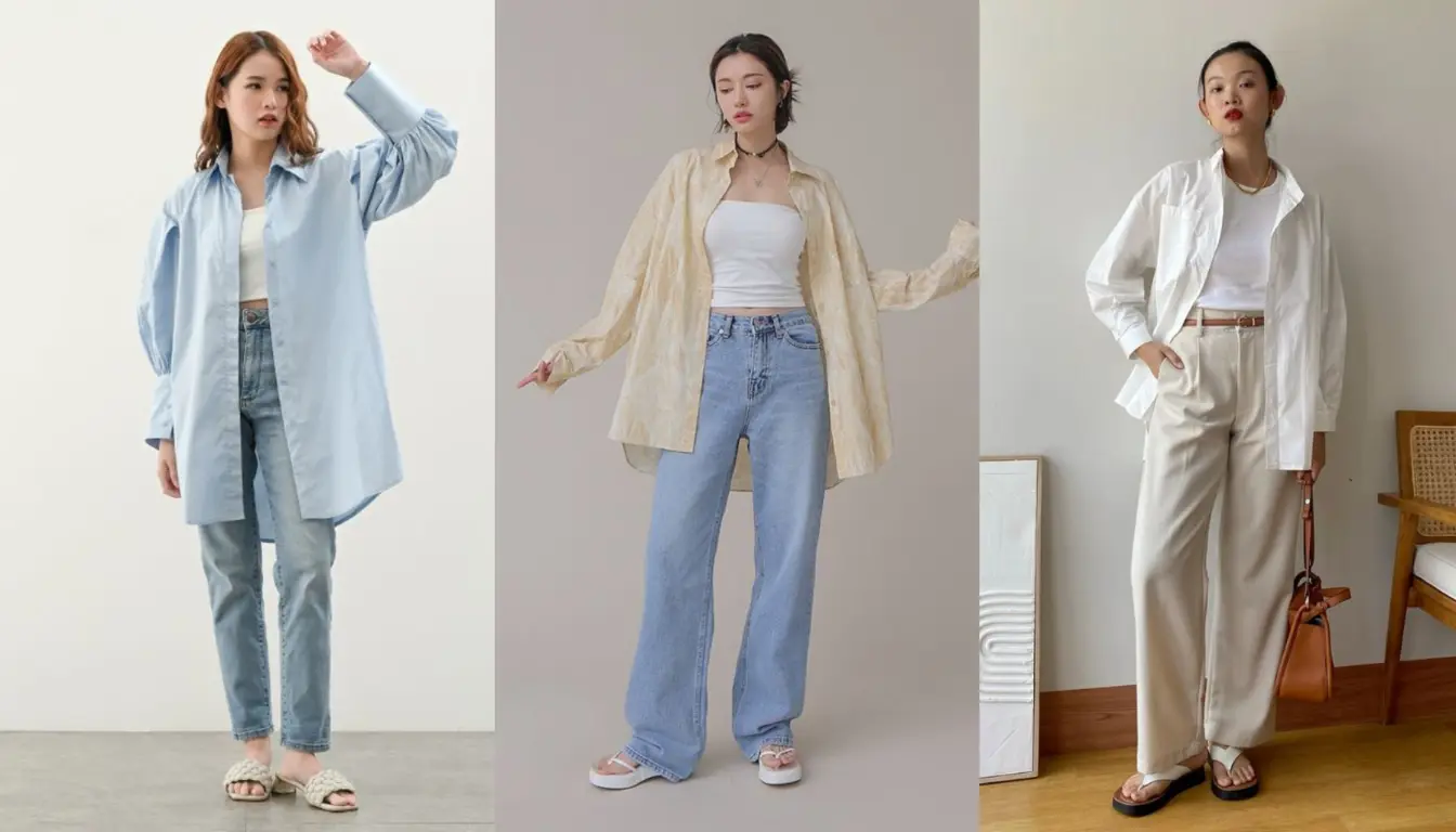 Kemeja Oversized Kemeja Oversized