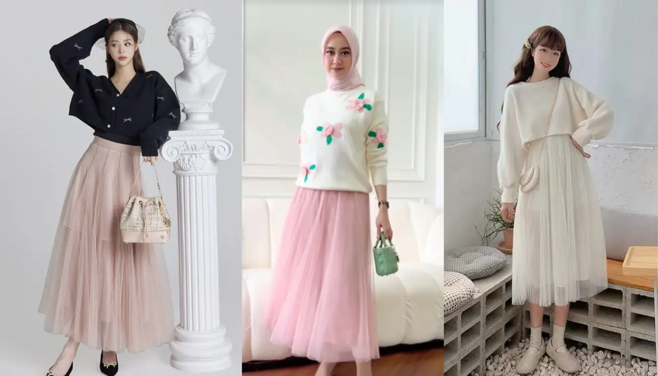 Mix and match dengan sweater Mix and match dengan sweater